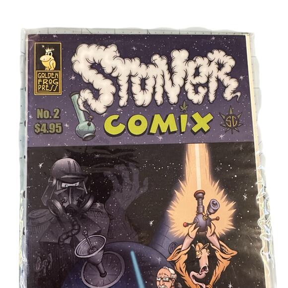 Stoner Comix #2 Bong Wars Limited Edition Print Run Rare Indie Comic Book Sci-Fi - Picture 2 of 6